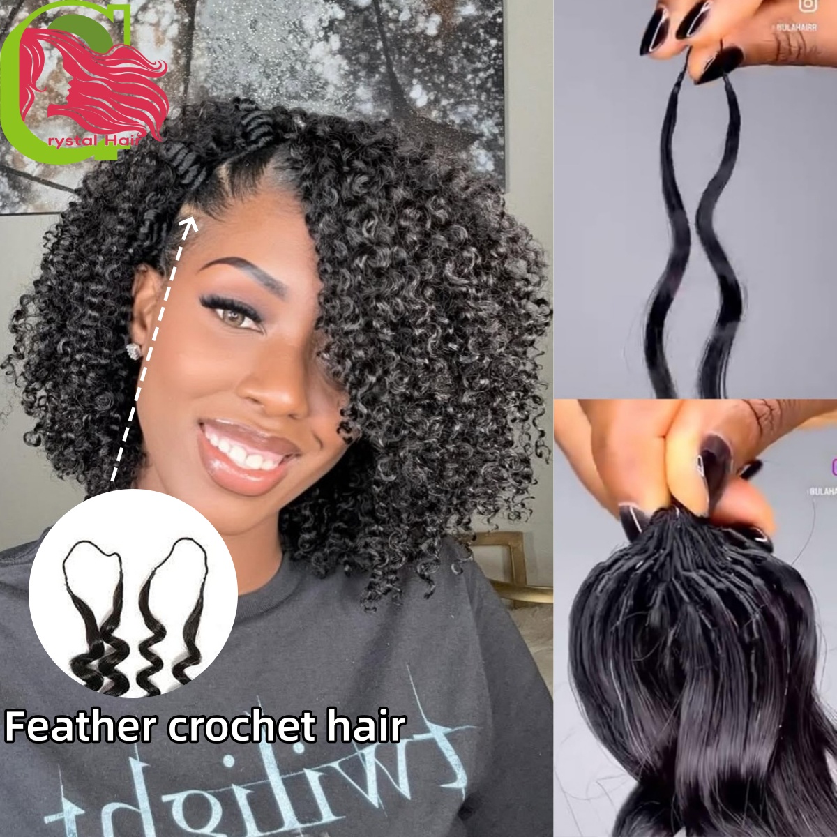 Hair Care Indian - 12A Küçük Spiral Bukleli Demetler Kıvırcık