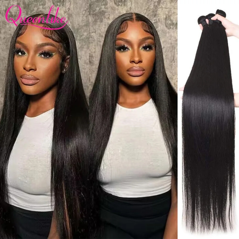 Hair Care Indian - Queenlike 38 40 İnç Düz Gerçek