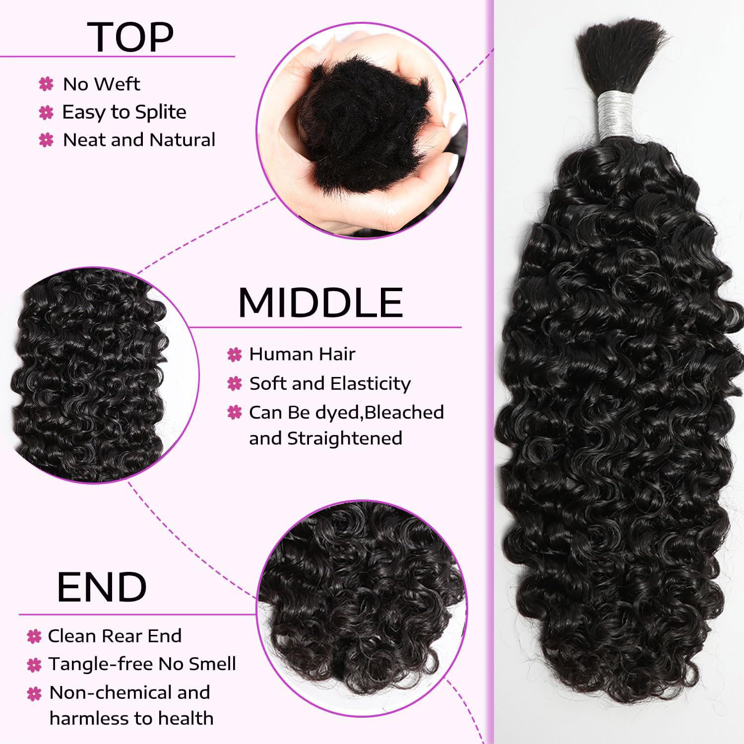 Boho Örgüler için 14A İnsan Sa - Hair Care Indian incelemesi ve fiyatı