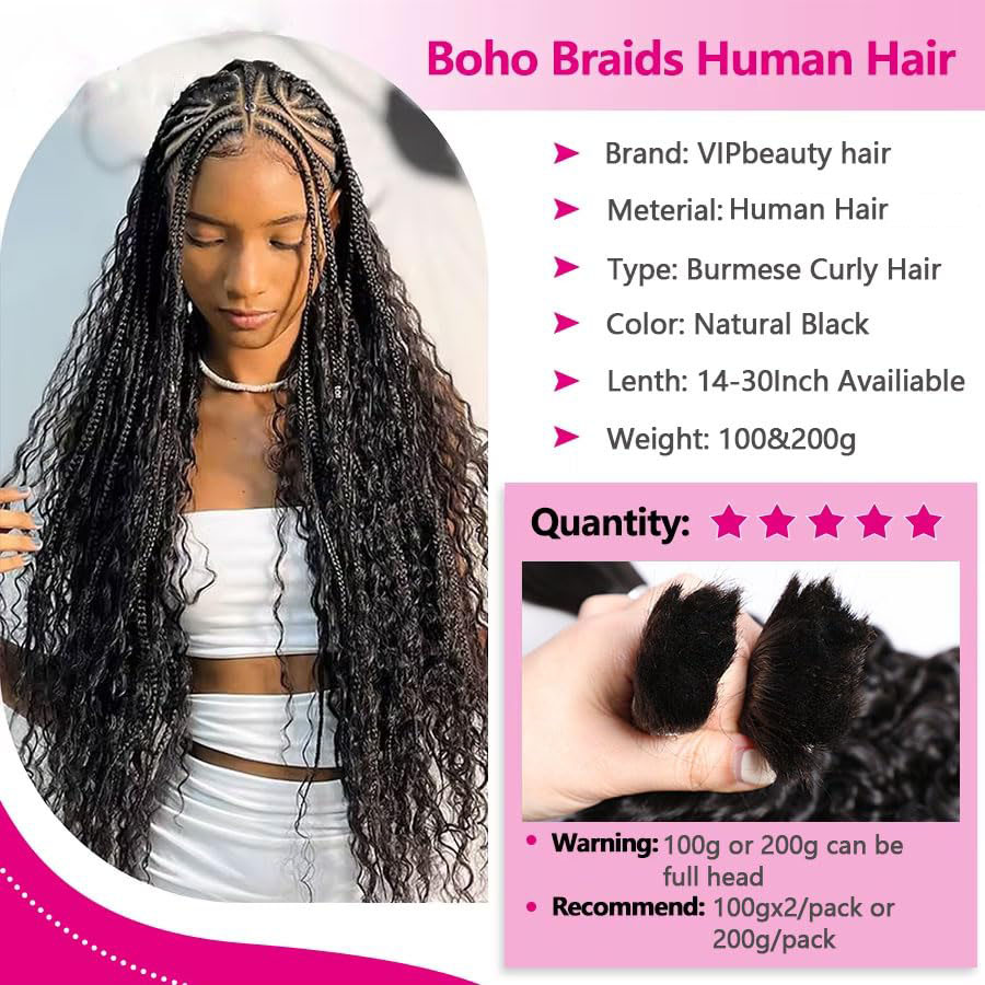 Boho Örgüler için 14A İnsan Sa - Hair Care Indian incelemesi ve fiyatı