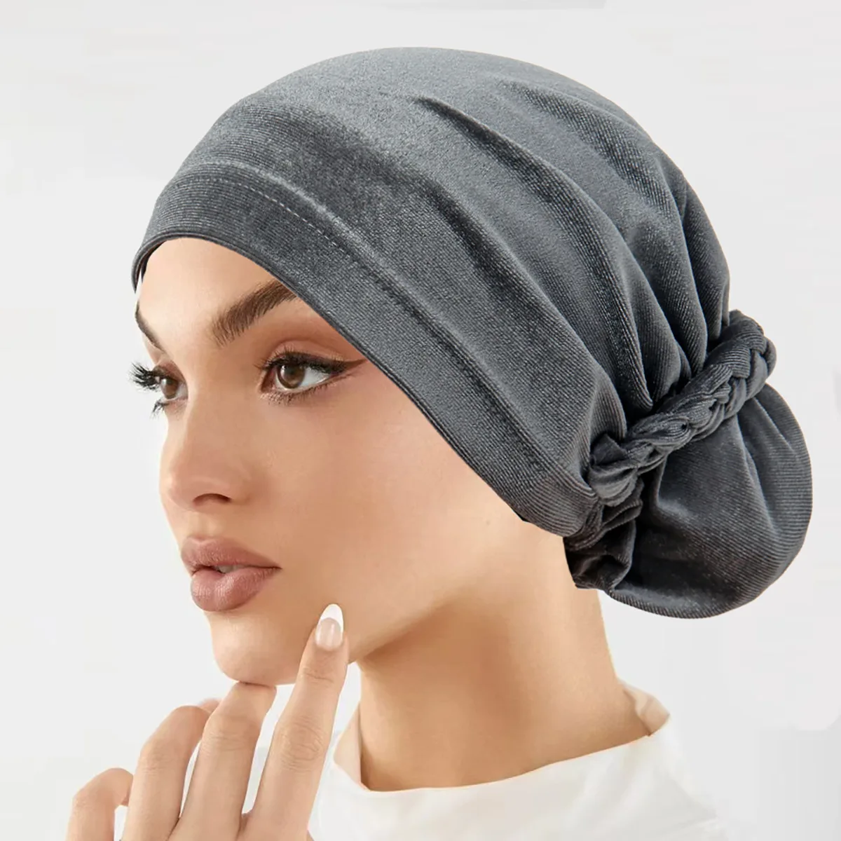 Hint örgüleri kadife türban şa - Hair Care Indian incelemesi ve fiyatı