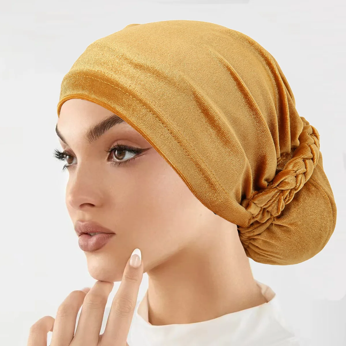 Hint örgüleri kadife türban şa - Hair Care Indian incelemesi ve fiyatı
